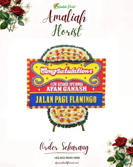 Sewa Papan Bunga Tengah Ilir